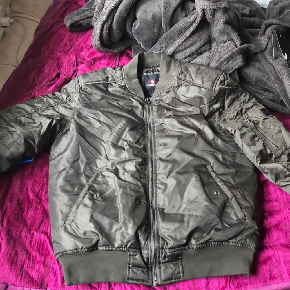 South Pole nylon puffer jacket